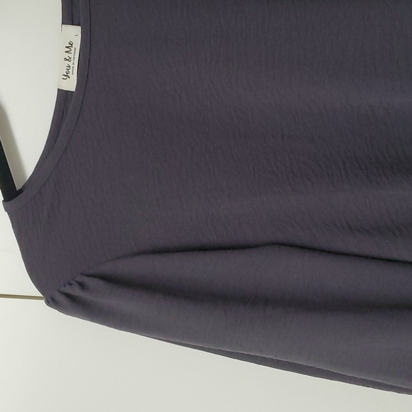 You & Me Women's Top Shirt size Large Grey Color - Picture 4 of 13